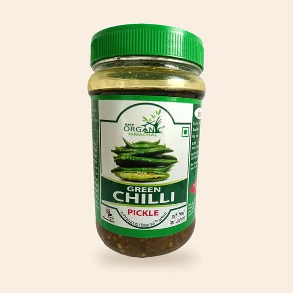 Green Chilli Pickle jar
