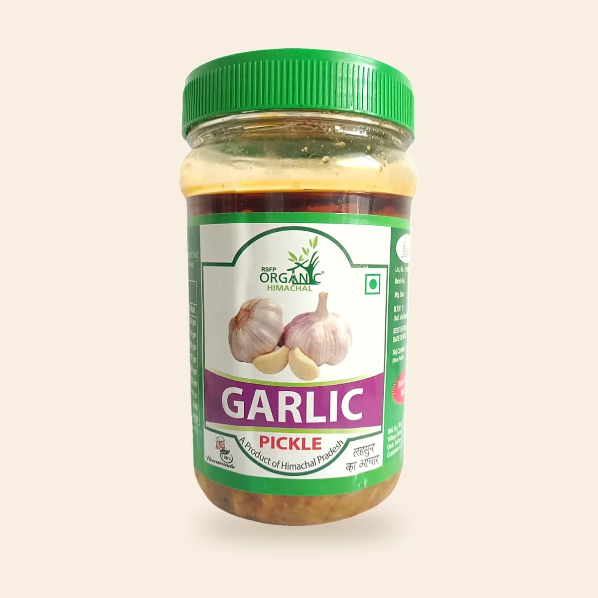 Garlic Pickle jar